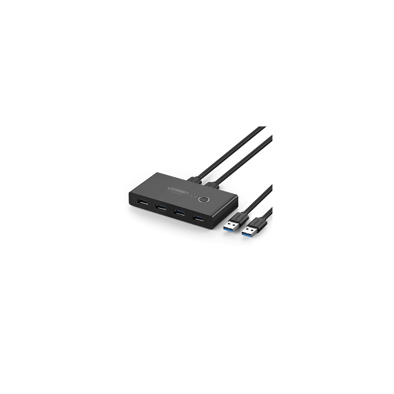 Conmutador USB 3.0 UGREEN 4 Puertos a 2 PCs | Precio México - Envío Inmediato | LM Soluciones