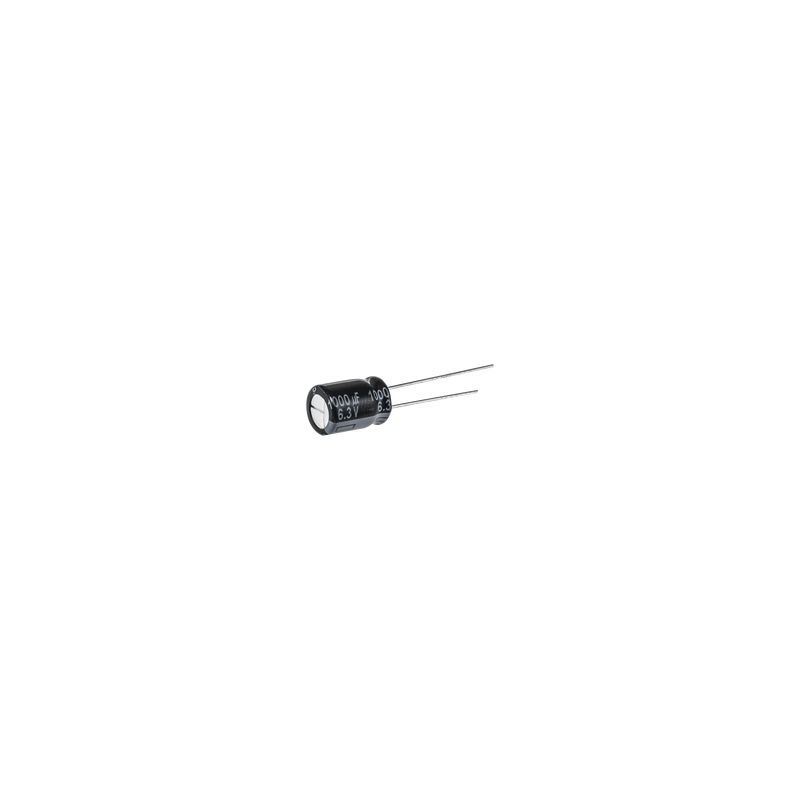 Capacitor Electrolítico Radial 1000µF 16V 10x16mm 20% Syscom | Precio México - Envío Inmediato | LM Soluciones