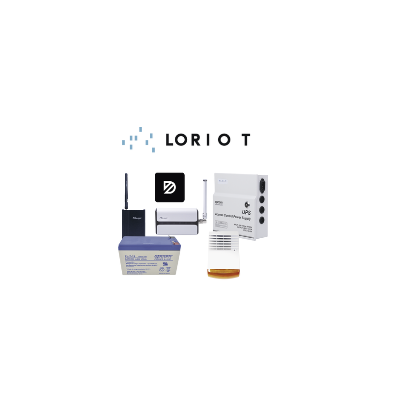 KIT INICIAL PARA ALARMA VECINAL DE LARGO ALCANCE CON LORAWAN