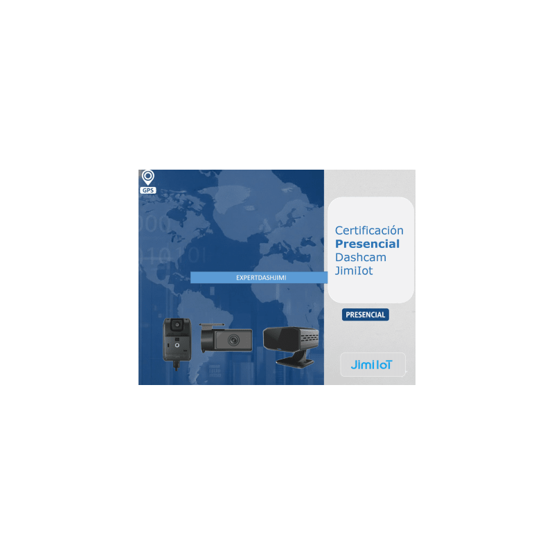 Certificación Dashcam JC261 JimiIoT - Concox