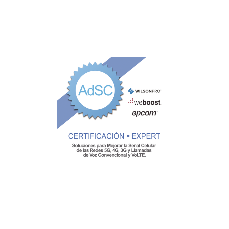 Certificación en Amplificadores de Señal Celular | LM Soluci | Precio México - Envío Inmediato | LM Soluciones