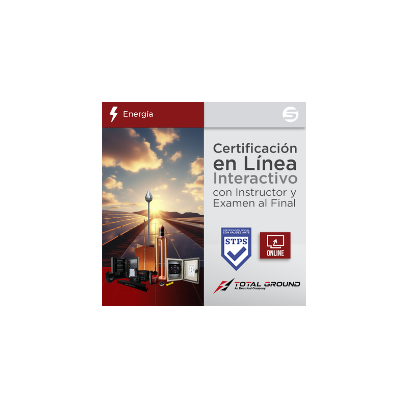 Certificación Virtual Protección Instalaciones Fotovoltaicas | Precio México - Envío Inmediato | LM Soluciones
