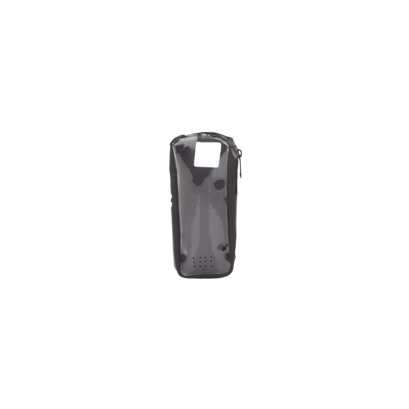 Funda Piel Cinto IC-A25 Transparente Cierre Amplio Visor