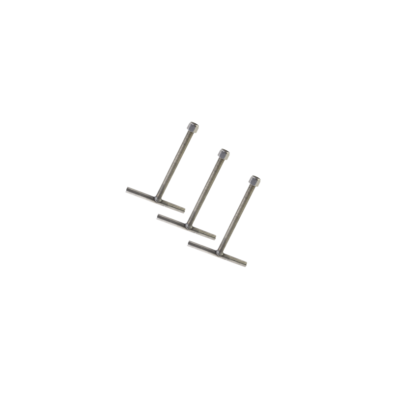 Juego de 3 Anclas Galvanizadas SYSCOM para SBA60