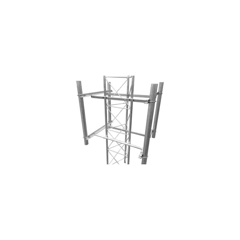 Brazo lateral de 4 sectores para antenas sectoriales 90°
