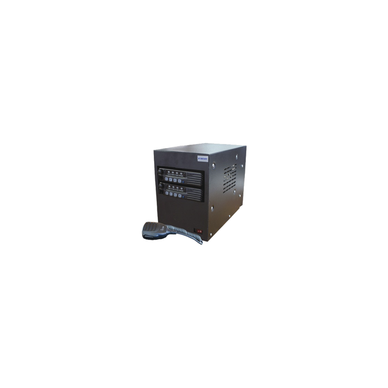 Repetidor UHF con IC-F221SM en 440-490 MHz, 8 canales y MDC-1200.