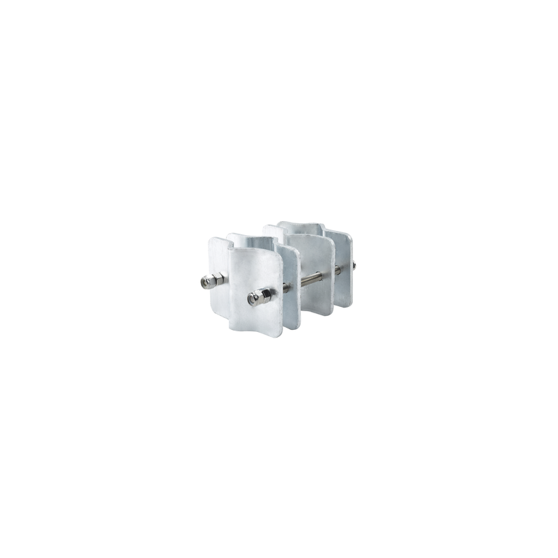 Herraje Adaptador de Mástil para Diámetros desde 3/4" hasta 2-1/4". Galv. en Caliente.