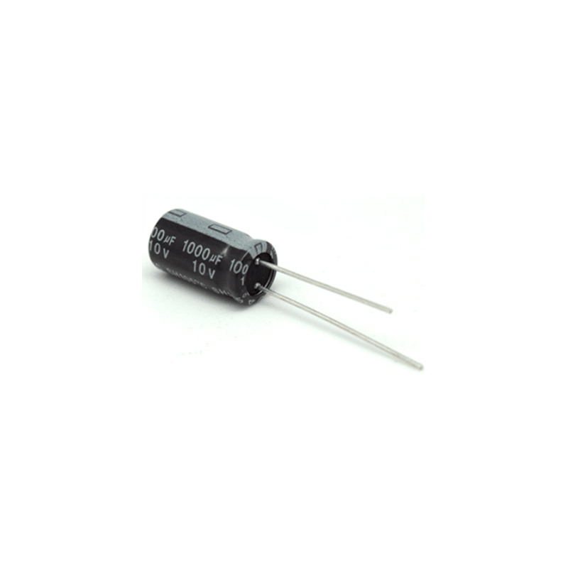 Capacitor Electrolítico 1000uF 10V Radial Syscom | Precio México - Envío Inmediato | LM Soluciones