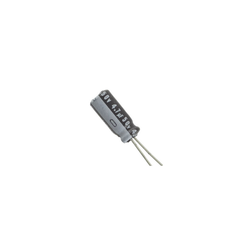 Capacitor Electrolítico 4.7µF 50V Radial 105°C | Precio México - Envío Inmediato | LM Soluciones