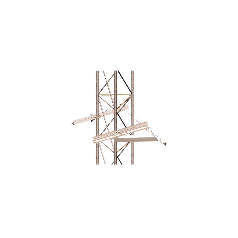 Montaje Sujetador Pared Tramo STZ30G/35G/45G Galvanizado