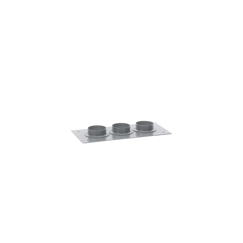 Placa Pasamuros SYSCOM TOWERS 3 Botas 4 pulgadas | Precio México - Envío Inmediato | LM Soluciones