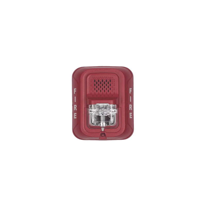 Sirena con Lámpara Estroboscópica 4 Hilos System Sensor Roja
