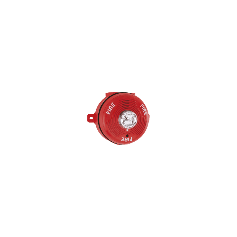 Sirena Estroboscópica Exterior System Sensor PC2R-K Rojo | Precio México - Envío Inmediato | LM Soluciones