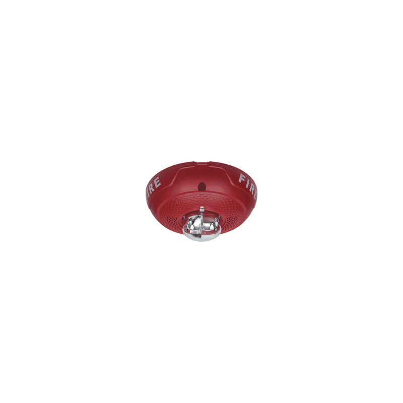 Bocina Estroboscópica Techo Roja System Sensor Elegante | Precio México - Envío Inmediato | LM Soluciones
