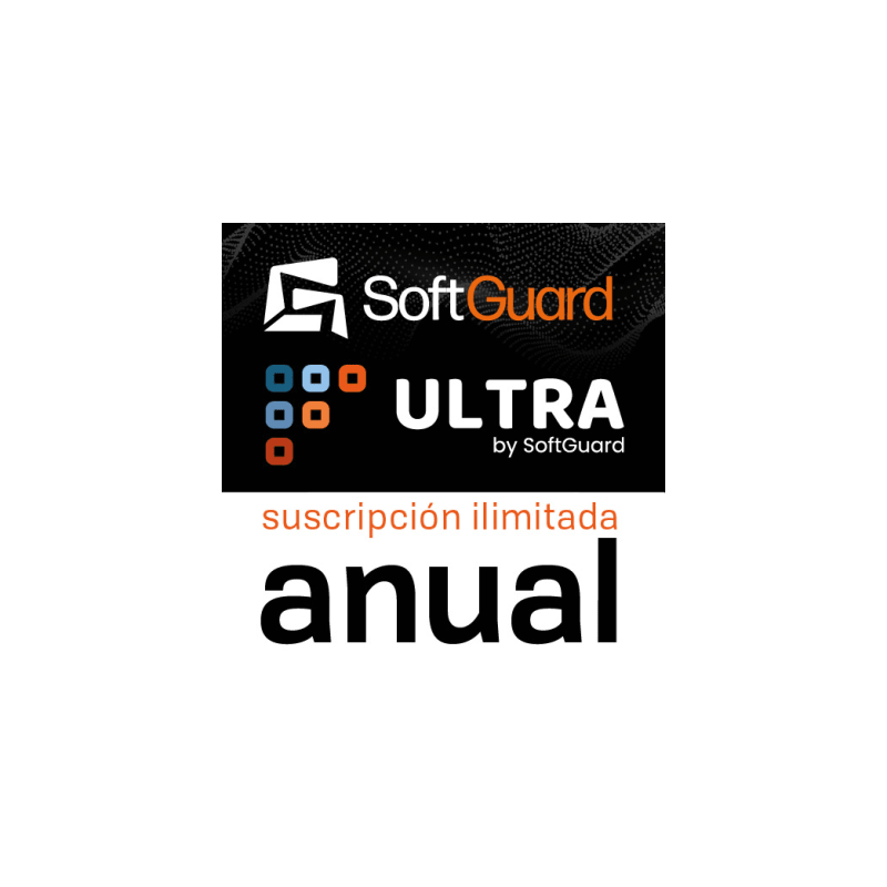 SoftGuard ULTRA (Licencia Anual / Software de Monitoreo / Plataforma Integral / Central de Alarmas / Video / GPS / Apps Móviles / CRM 