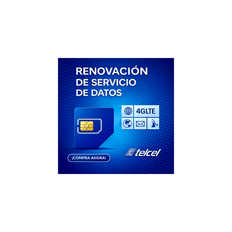 Renovación Plan Anual 10GB SIM TELCEL Syscom | Precio México - Envío Inmediato | LM Soluciones
