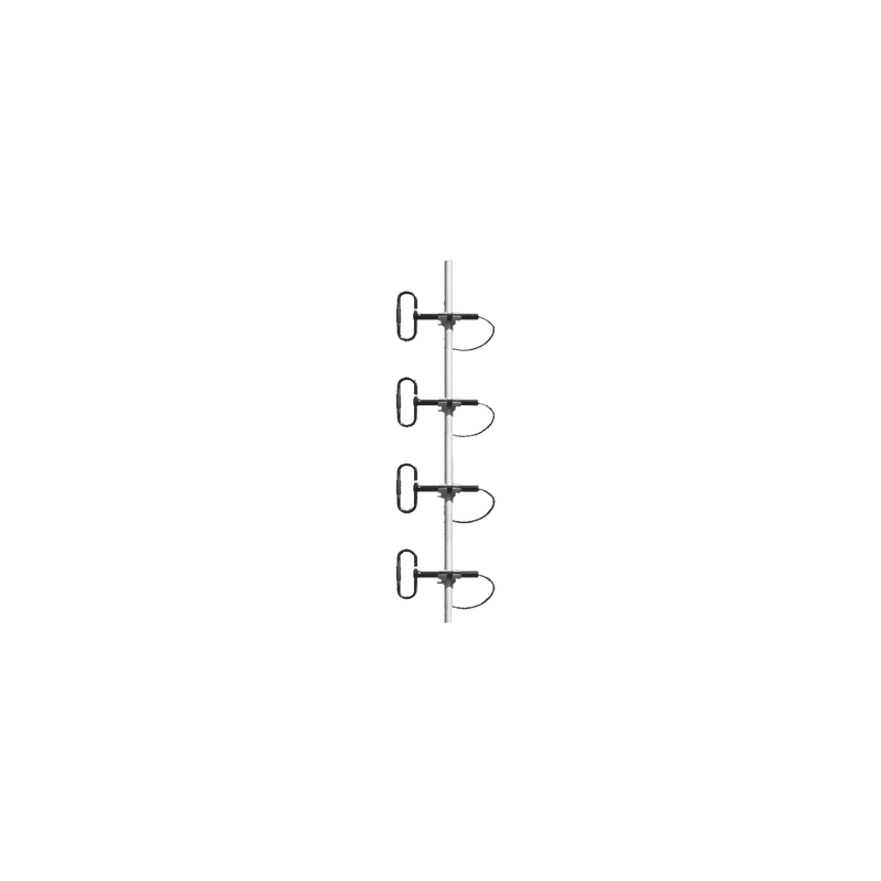 Antena Base UHF TELEWAVE 360-450 MHz 4 Dipolos