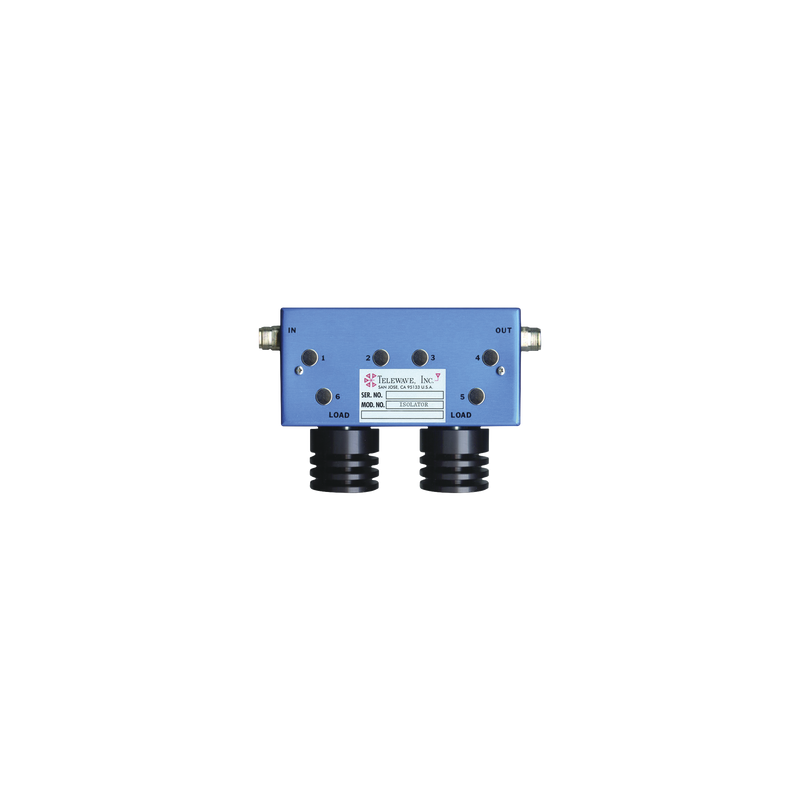 Aislador Doble 400-512 MHz, 70 dB, Ajustable ±5 MHz, 100W, N