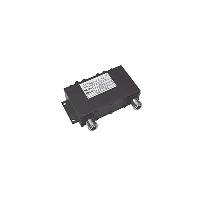 Preselector Compacto de 4 Cavidades, 450-470 MHz, 4 MHz Ancho de Banda, Conectores N Hembra.
