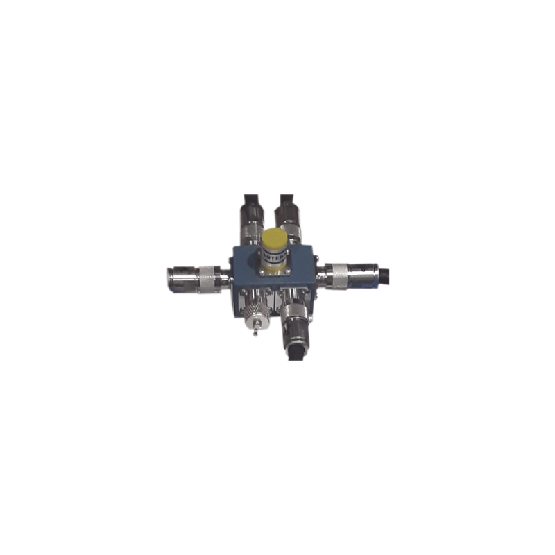 Unión de 4 Vías, 300-512 MHz para Combinador Telewave, 400 Watt en Conectores N Hembra.