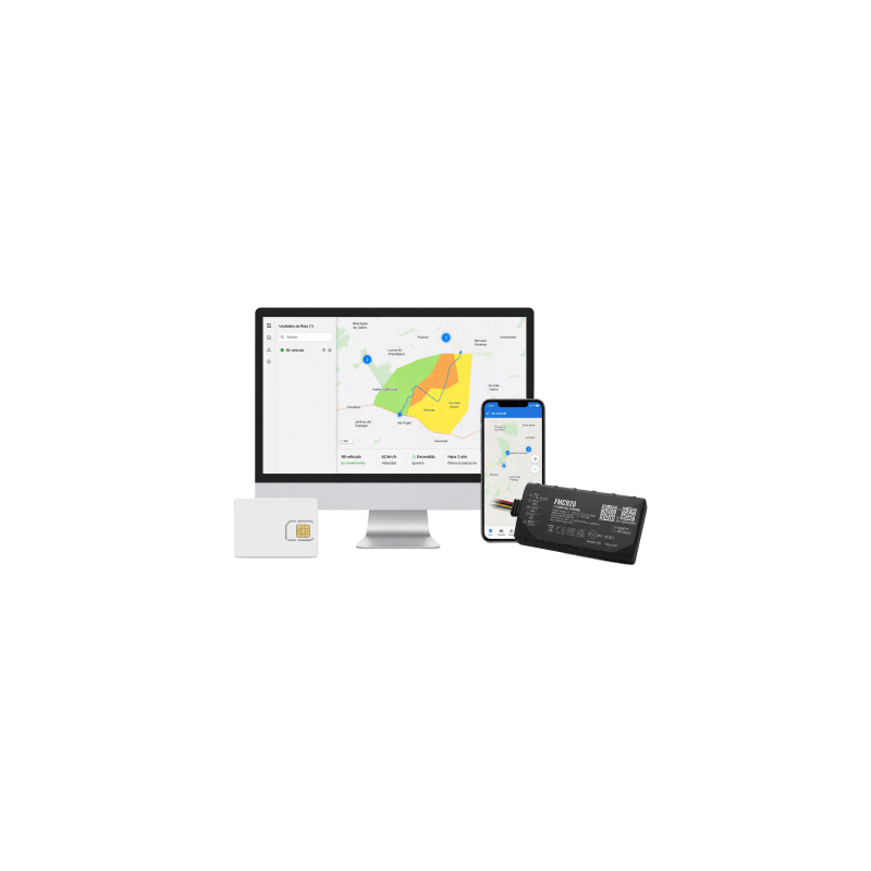 Kit Rastreador Vehicular 4G LTE Teltonika | LM Soluciones