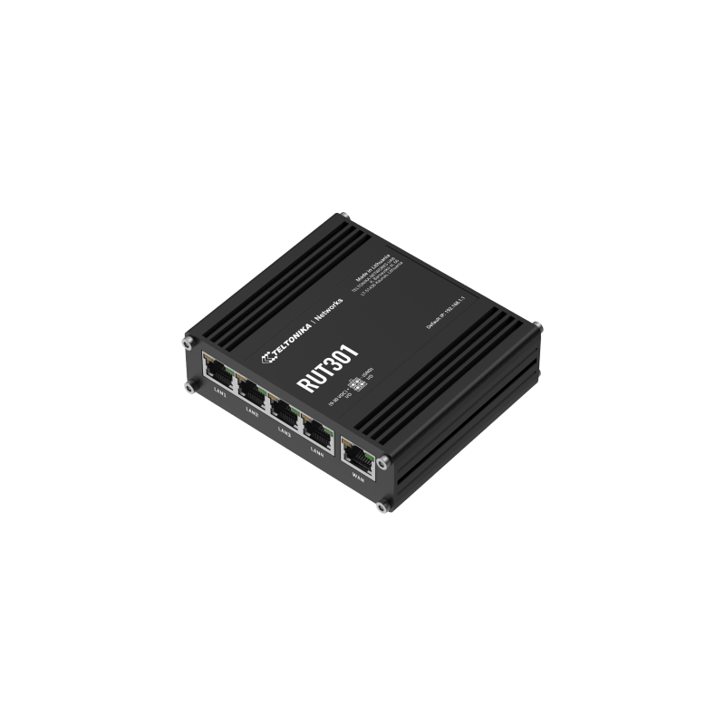 Router Industrial Teltonika RUT301 5 Puertos Ethernet RutOS | Precio México - Envío Inmediato | LM Soluciones
