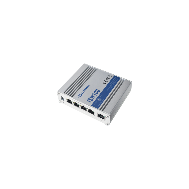 Switch Industrial Teltonika 5 Puertos Gigabit PoE | Precio México - Envío Inmediato | LM Soluciones