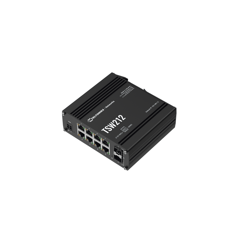 Switch Industrial Teltonika TSW212 Administrable L2 | Precio México - Envío Inmediato | LM Soluciones