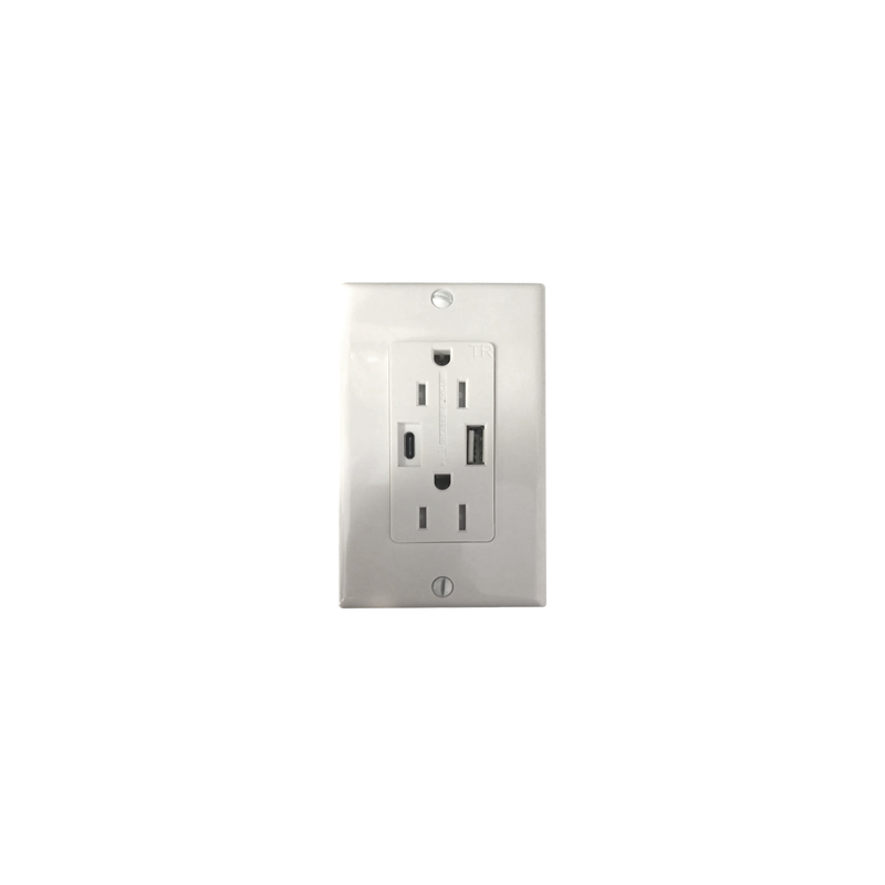 Contacto Dúplex USB Tipo A y C THORSMAN 15A