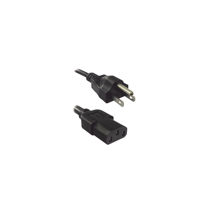 Cable de Poder THORSMAN TH-CDE-USB-N 10A 125V