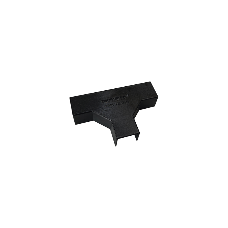 Sección en T PVC Auto Extinguible Negro THORSMAN Canaleta TM | Precio México - Envío Inmediato | LM Soluciones