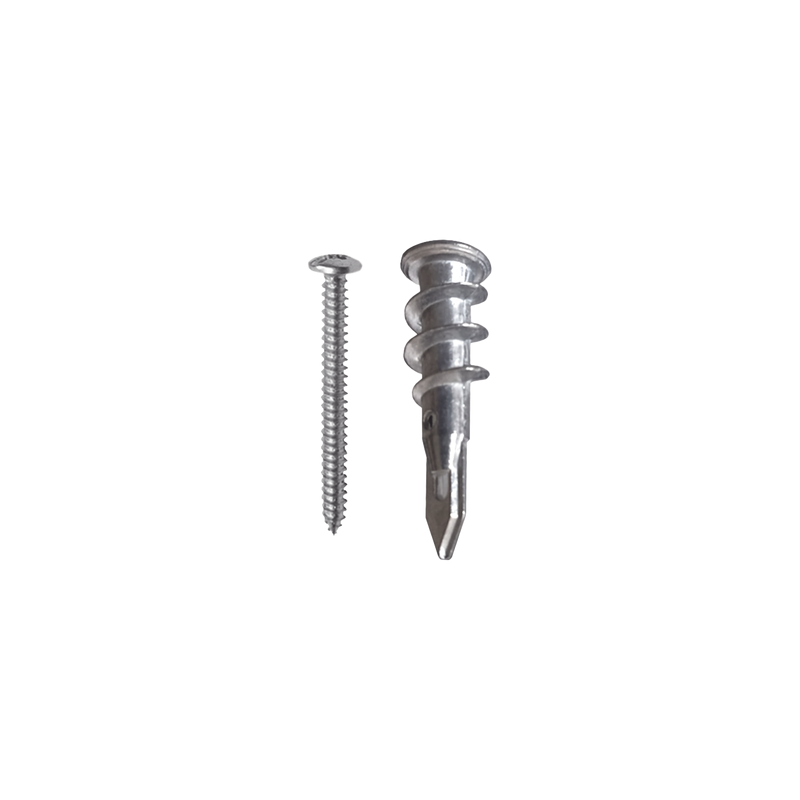 Taquete Metálico TPD Zinc con tornillo 8 x 1 1/4