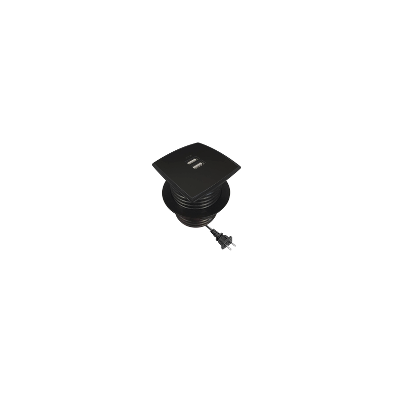 Caja Multy USB THORSMAN 2 Puertos Negro