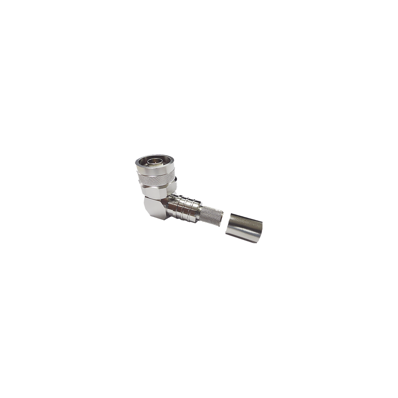 Conector N Macho Angulo Recto RG8 Times Microwave | Precio México - Envío Inmediato | LM Soluciones