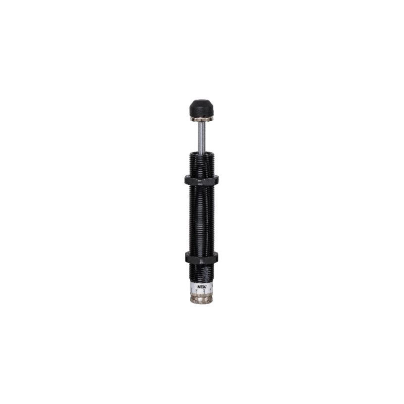 Amortiguador Industrial Tipo Ajustable / Roscado M14x1.5 / Carrera 12 mm / Para Aplicaciones de Alta Precisión
