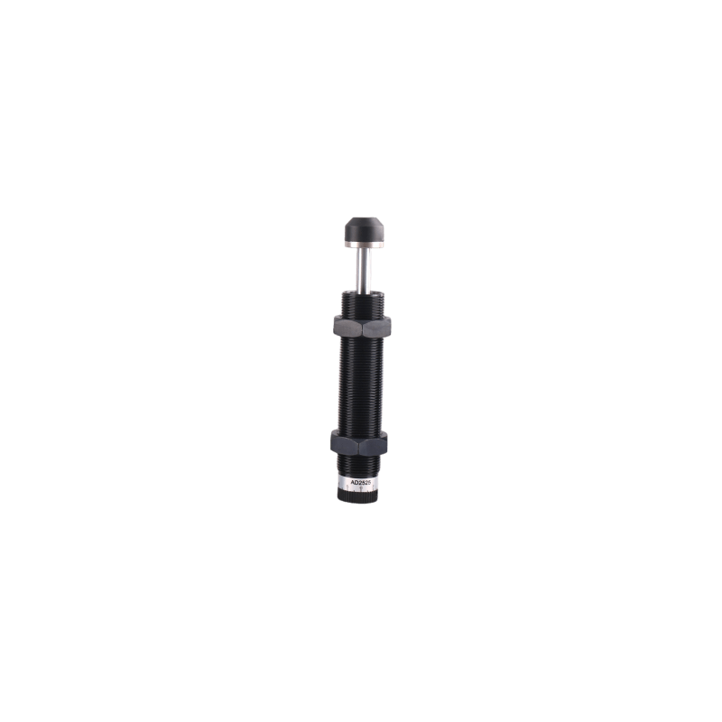 Amortiguador Industrial Ajustable Tipo AD / M25x1.5 / Carrera 25 mm / Montaje Roscado / Aplicaciones de Alta Carga / Resistente a Impactos Severos