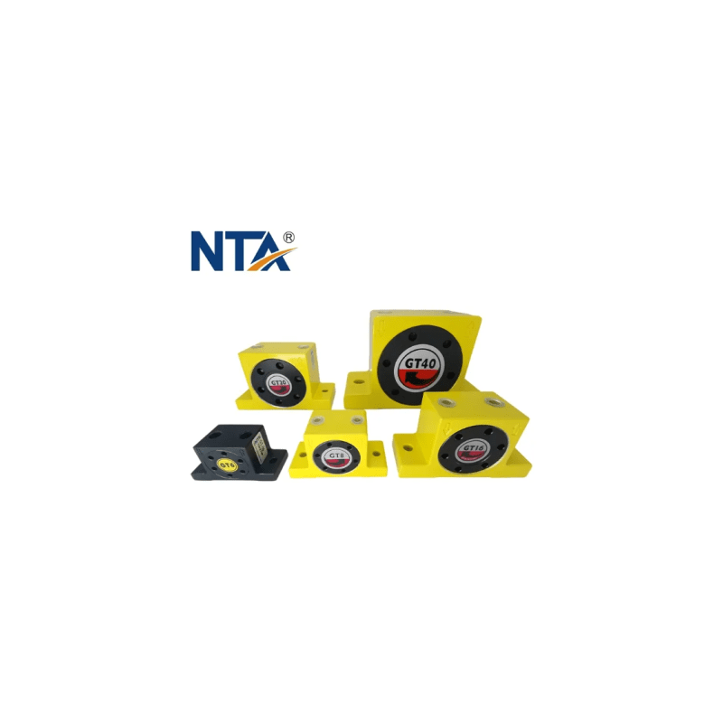 Vibrador Neumático de Turbina NTA-G04T / Conexión G1/8 / Accionamiento por Aire Comprimido / Alta Frecuencia de Vibración / Bajo Consumo de Aire / Aplicaciones Industriales