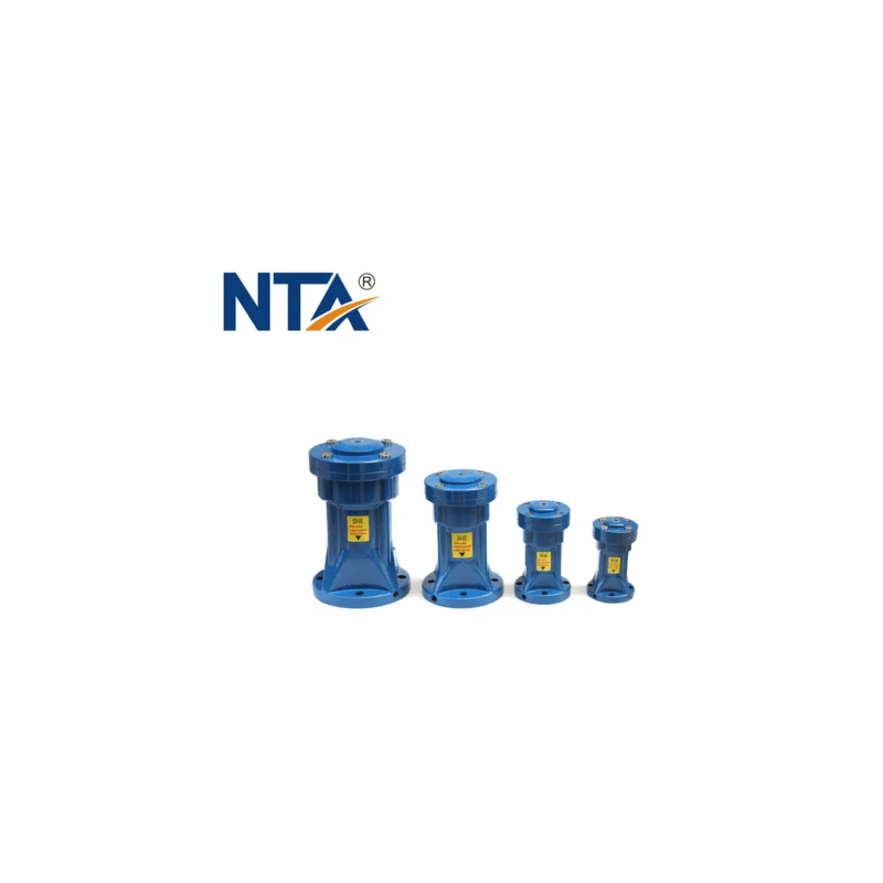 Vibrador Neumático NTA-SK-40 / Rango de Presión 0.3-0.7 MPa / Fuerza de Impacto 0.23-0.40 kg·m/s / Frecuencia 22-43 bpm / Consumo Aire 0.25-0.55 L/Impacto / Entrada G 1/4"
