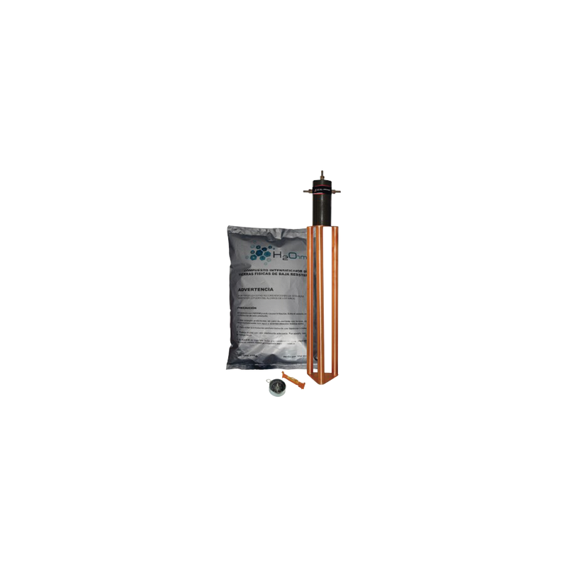 Electrodo Total Ground 25 Amp con Filtro y Compuesto H2Ohm | Precio México - Envío Inmediato | LM Soluciones
