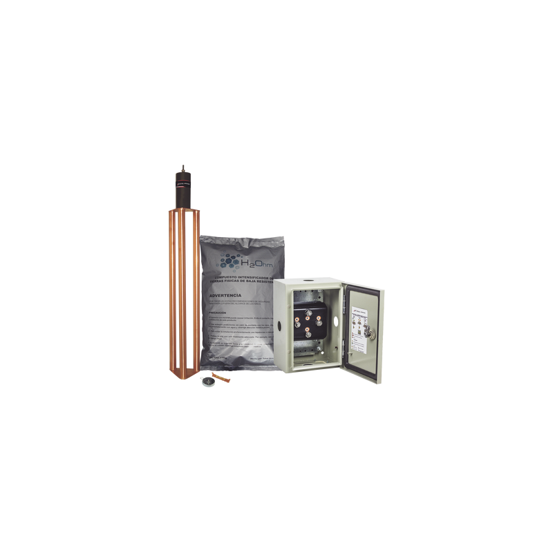 Kit de Puesta a Tierra 70A Total Ground con Electrodo | Precio México - Envío Inmediato | LM Soluciones