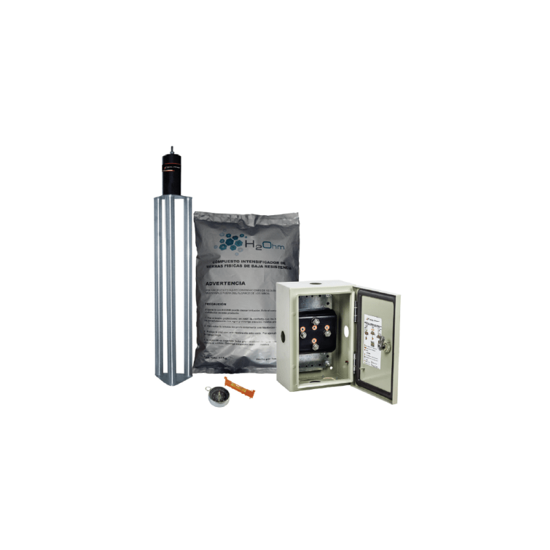 Kit de puesta a tierra de 70 A con Electrodo de Acero Inoxid