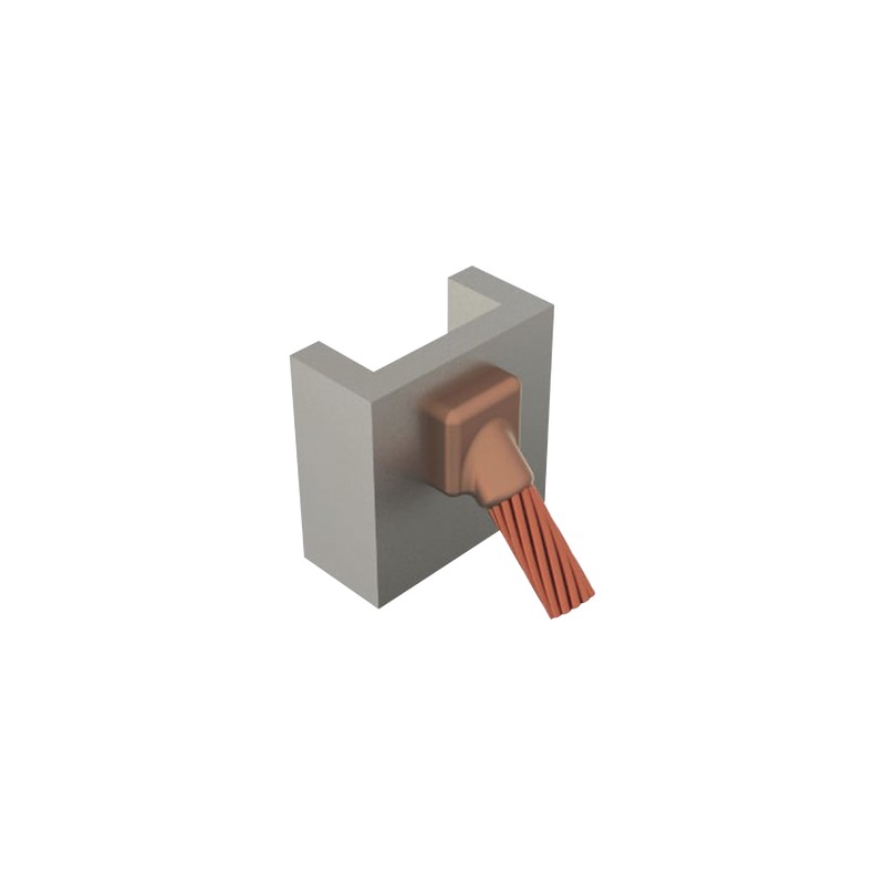 Molde para soldadura exotérmica 45° cable 2/0 AWG