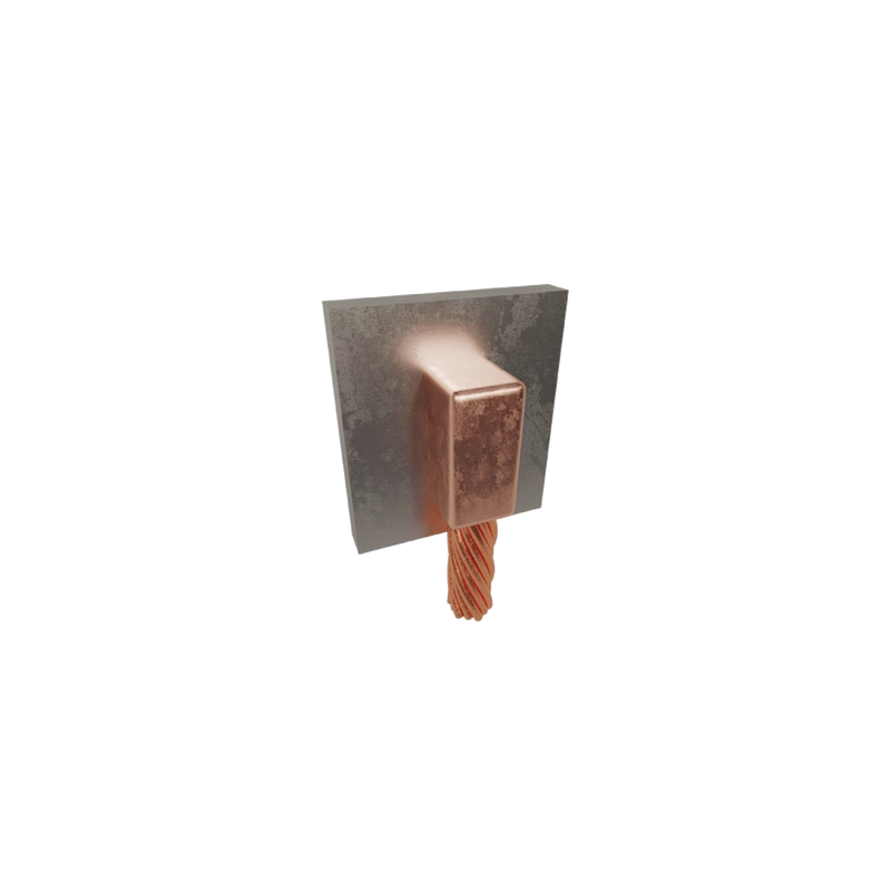 Molde Soldadura Exotérmica Cable 4/0 AWG Acero Vertical 90°