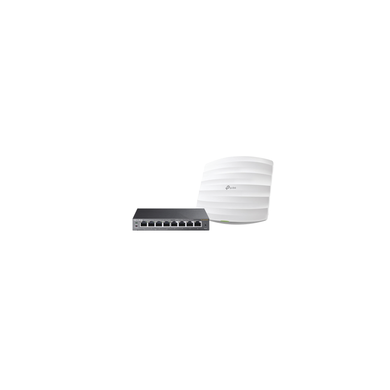 Kit Access Point EAP245 y Switch PoE | LM Soluciones