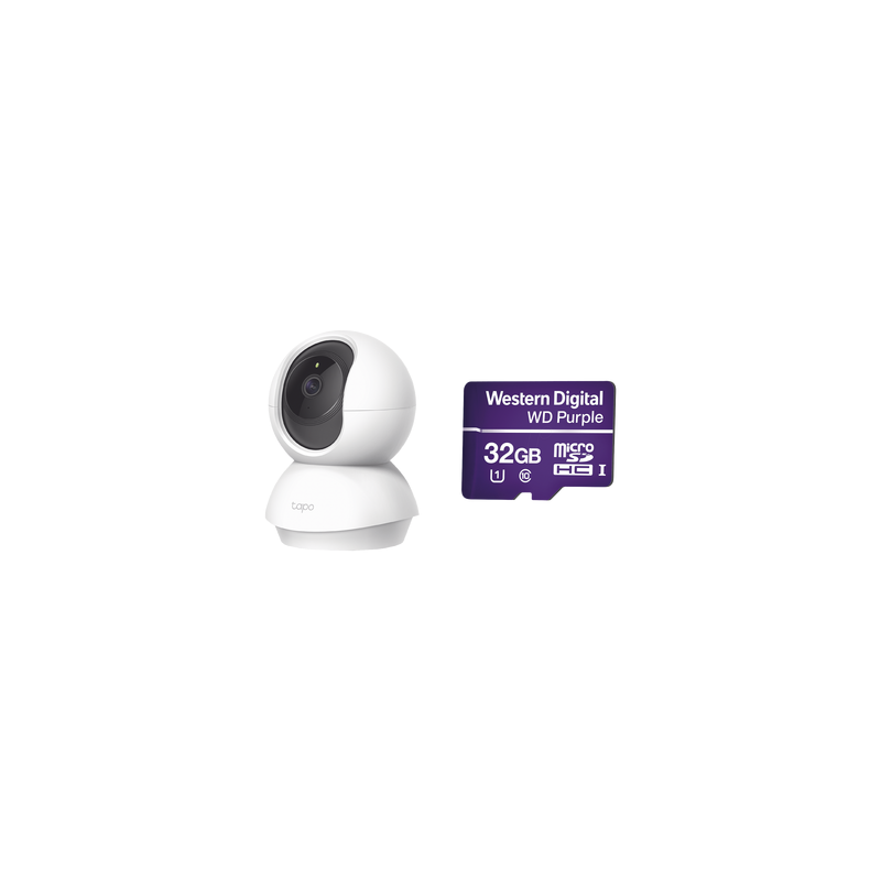 Kit Cámara IP Wi-Fi TP-Link Tapo C200 con SD 32GB | Precio México - Envío Inmediato | LM Soluciones