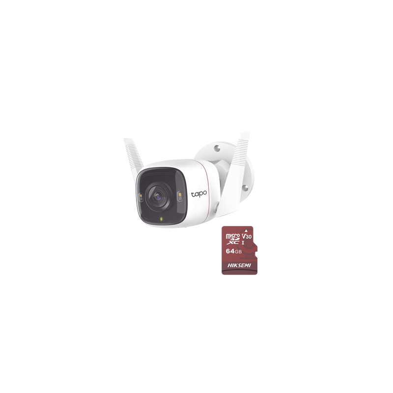 Kit Cámara IP Wi-Fi Exterior TP-Link Tapo C320WS + SD 64GB | Precio México - Envío Inmediato | LM Soluciones