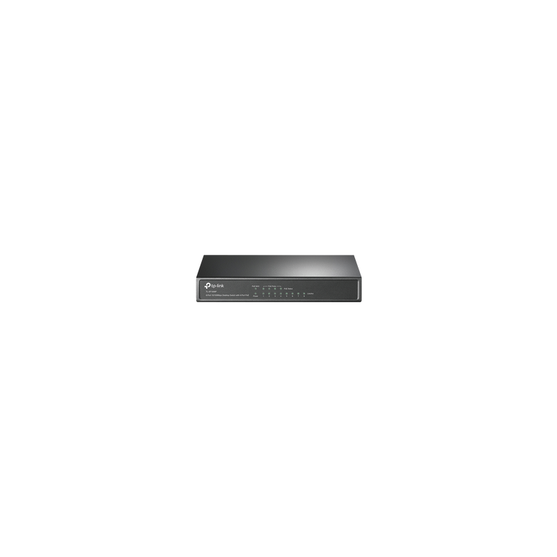 Switch PoE+ TP-LINK TL-SF1008P 8 puertos 4 PoE 66W | Precio México - Envío Inmediato | LM Soluciones