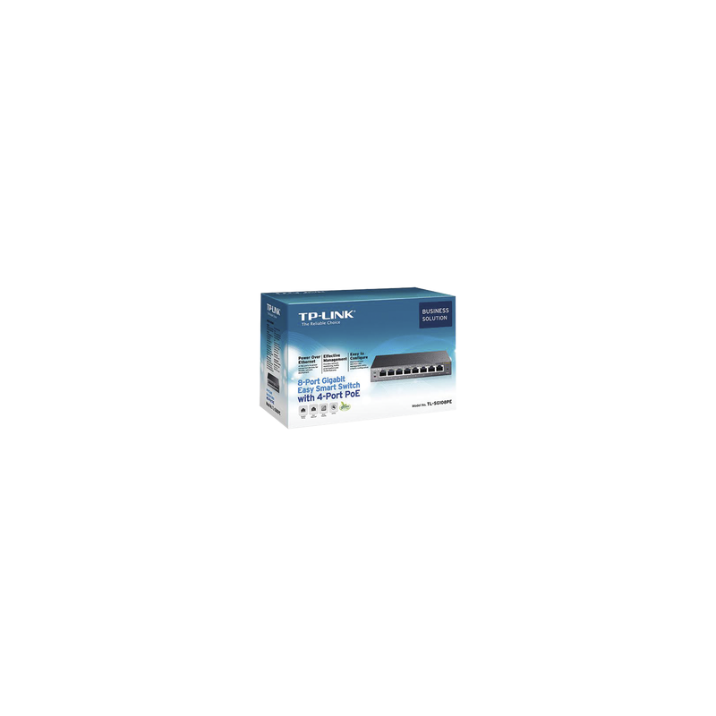 Switch PoE TP-LINK TL-SG108PE 8 Puertos Gigabit 55W | Precio México - Envío Inmediato | LM Soluciones