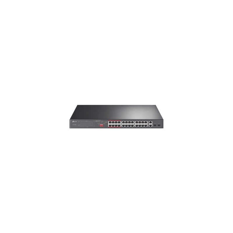 Switch TP-LINK 24 Puertos PoE+ 250W Vigilancia IP | Precio México - Envío Inmediato | LM Soluciones