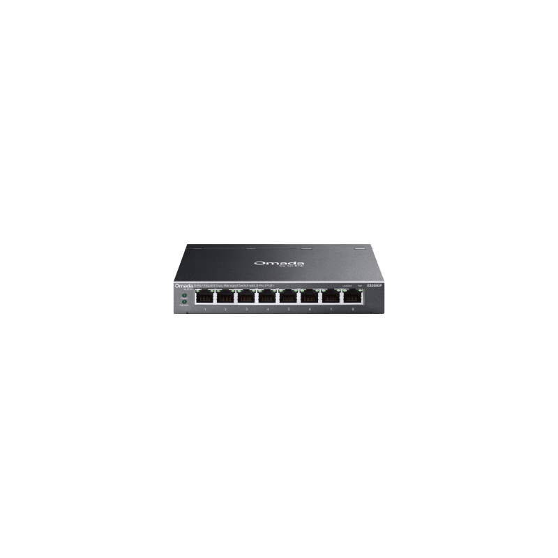 Switch TP-LINK Omada 8 Puertos PoE+ 64W Gigabit Fanless
